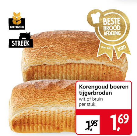 Korengoud   brood folder aanbieding bij  Jan Linders - details