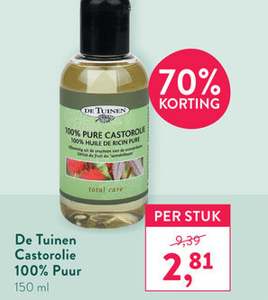 De Tuinen Huismerk   huidolie folder aanbieding bij  Holland & Barrett - details