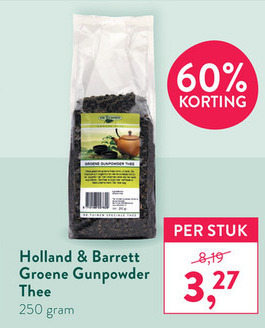 Holland and Barrett   thee folder aanbieding bij  Holland & Barrett - details