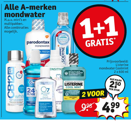 Alle merken   mondwater folder aanbieding bij  Kruidvat - details