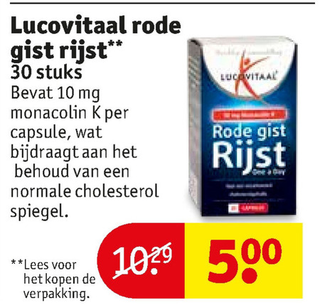 Lucovitaal   voedingssupplement folder aanbieding bij  Kruidvat - details