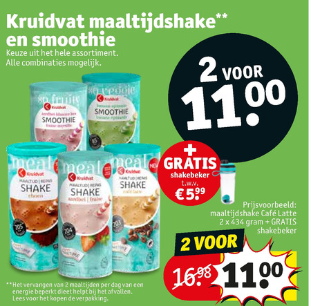 Kruidvat Huismerk   afslankmaaltijd folder aanbieding bij  Kruidvat - details