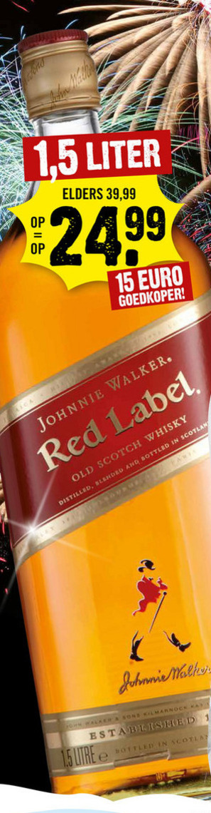 Johnnie Walker   whisky folder aanbieding bij  Dirck III - details