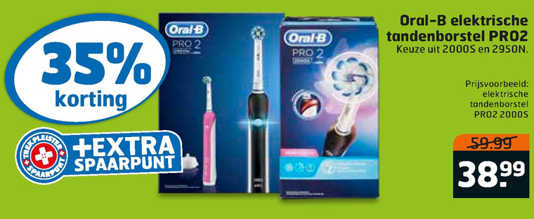 Braun Oral-B   electrische tandenborstel folder aanbieding bij  Trekpleister - details