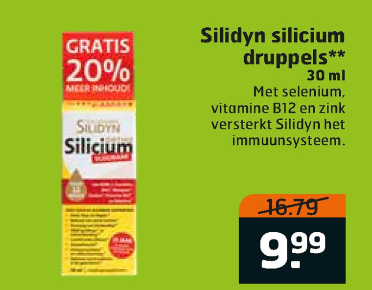 Silidyn   voedingssupplement folder aanbieding bij  Trekpleister - details