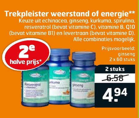 Trekpleister Huismerk   voedingssupplement folder aanbieding bij  Trekpleister - details