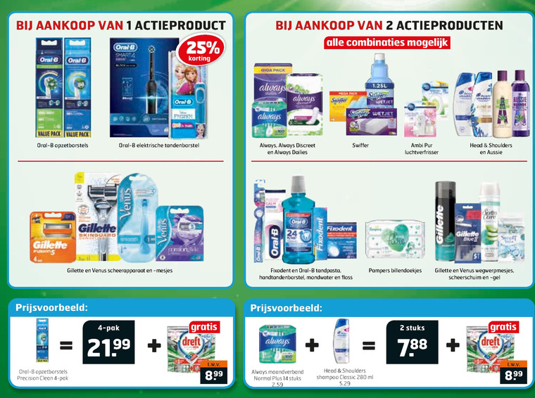 Oral-B   tandpasta folder aanbieding bij  Trekpleister - details