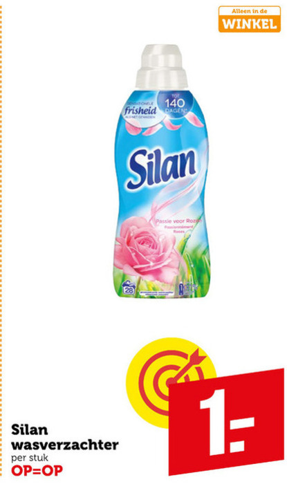 Silan   wasverzachter folder aanbieding bij  Coop - details