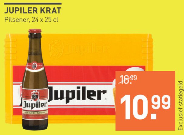 Jupiler   krat bier folder aanbieding bij  Gall & Gall - details