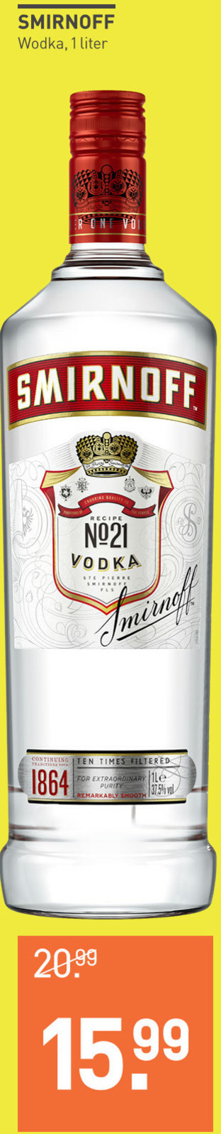 Smirnoff   wodka folder aanbieding bij  Gall & Gall - details