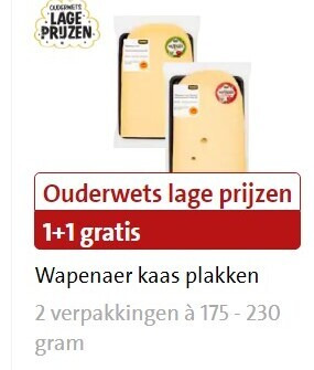 Wapenaer   kaasplakken folder aanbieding bij  Jumbo - details