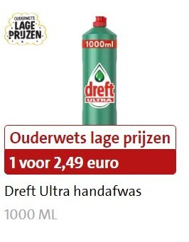 Dreft   afwasmiddel folder aanbieding bij  Jumbo - details