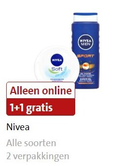 Nivea   deodorant, douchegel folder aanbieding bij  Jumbo - details