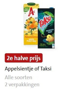 Appelsientje   fruitdrank folder aanbieding bij  Jumbo - details