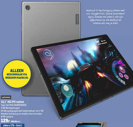 Lenovo   tablet folder aanbieding bij  Makro - details