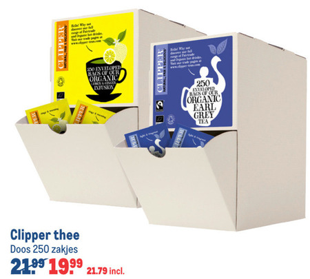 Clipper   thee folder aanbieding bij  Makro - details