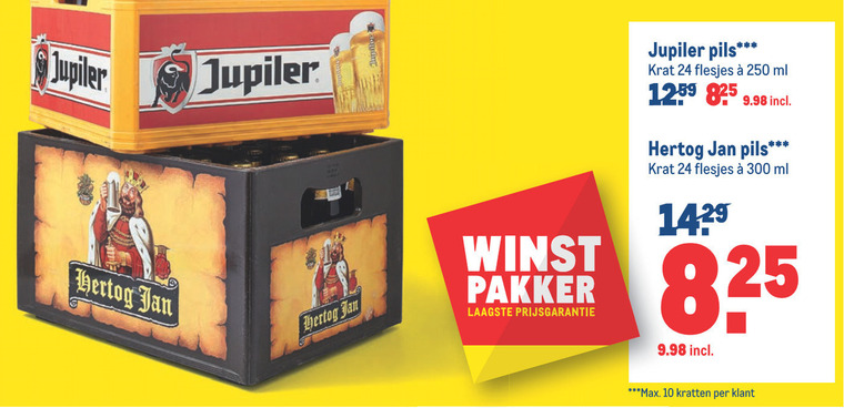 Hertog Jan   krat bier folder aanbieding bij  Makro - details