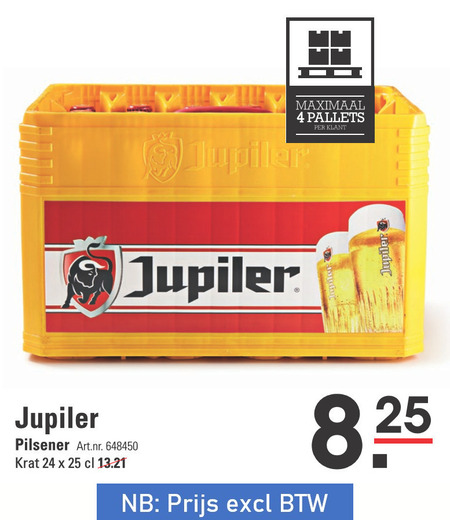 Jupiler   krat bier folder aanbieding bij  Sligro - details