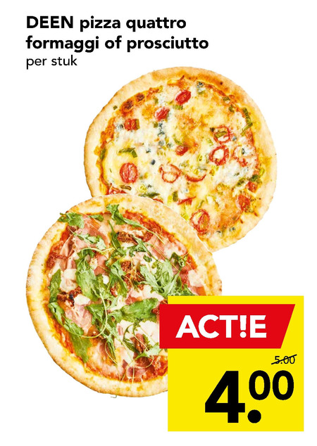 Deen Huismerk   verse pizza folder aanbieding bij  Deen - details