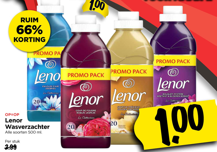 Lenor   wasverzachter folder aanbieding bij  Vomar - details