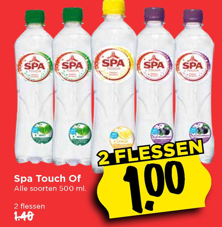 Spa en Fruit   fruitdrank folder aanbieding bij  Vomar - details