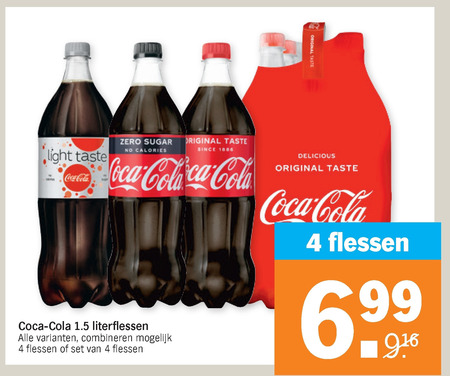 Coca-Cola   cola folder aanbieding bij  Albert Heijn - details