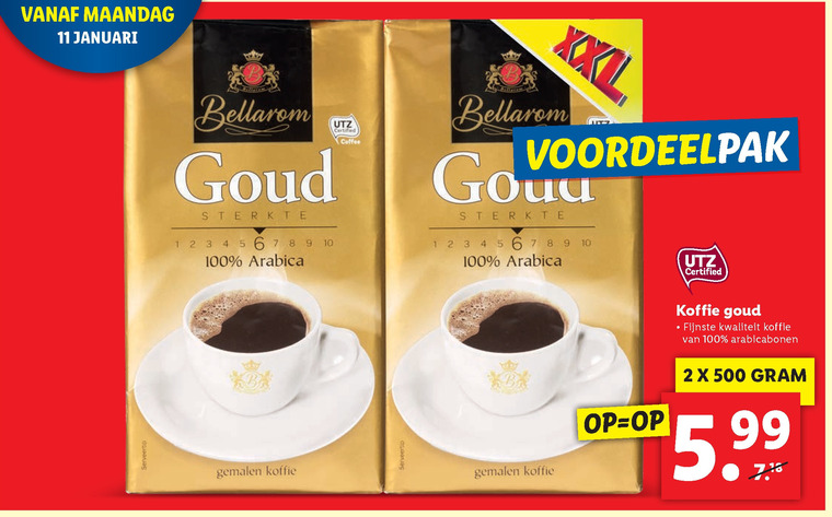 Bellarom   koffie folder aanbieding bij  Lidl - details