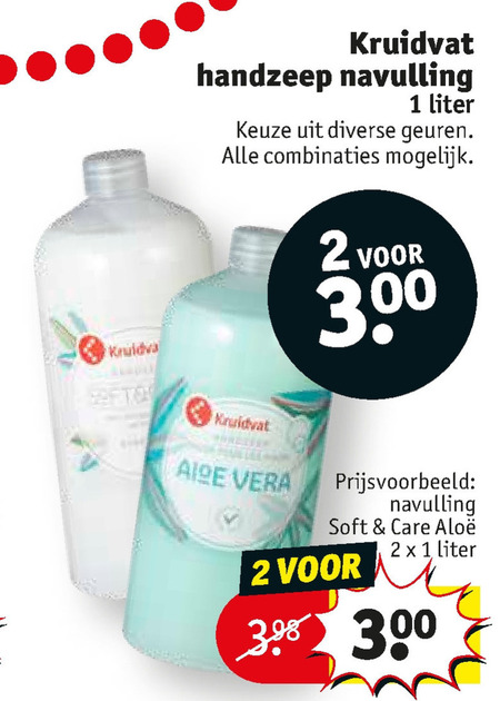 Kruidvat Huismerk   handzeep folder aanbieding bij  Kruidvat - details