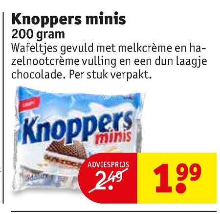 Knoppers   wafels folder aanbieding bij  Kruidvat - details