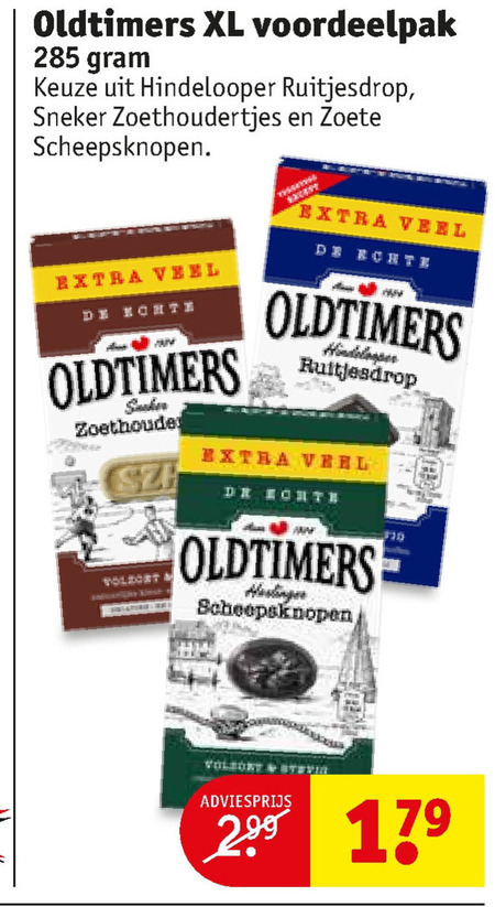 Oldtimers   drop folder aanbieding bij  Kruidvat - details