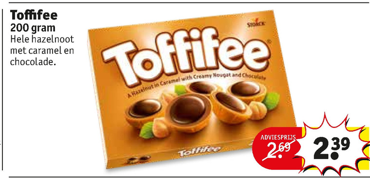 Toffifee   chocolade folder aanbieding bij  Kruidvat - details