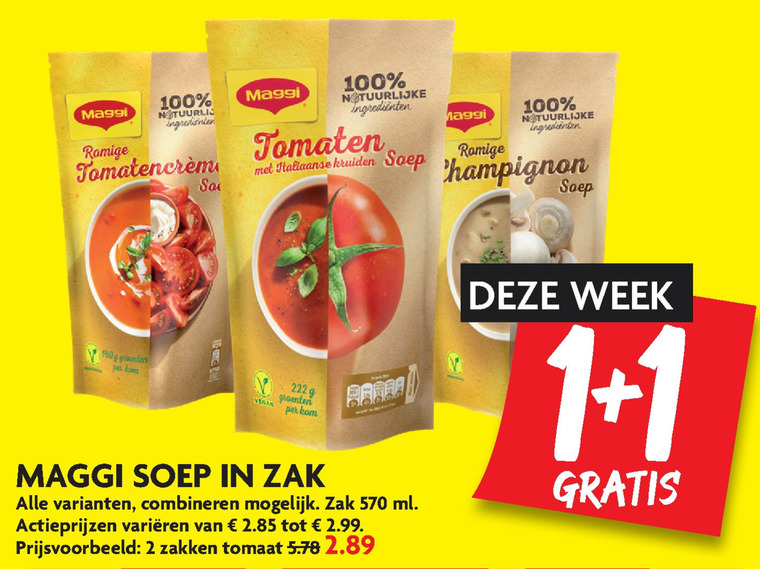 Maggi   soep folder aanbieding bij  Dekamarkt - details