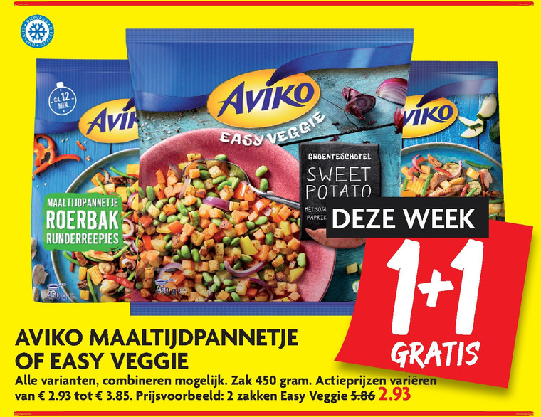 Aviko   diepvriesmaaltijd folder aanbieding bij  Dekamarkt - details