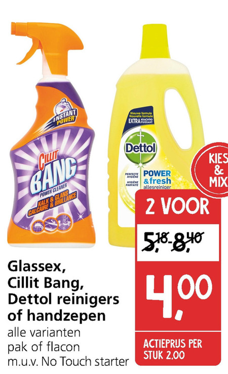 Cillit Bang   allesreiniger, handzeep folder aanbieding bij  Jan Linders - details