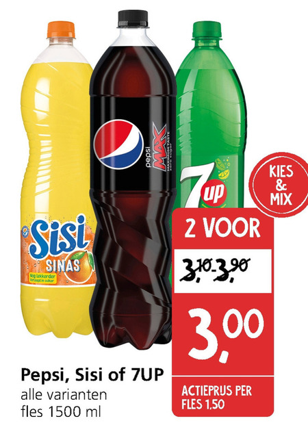 Sisi   frisdrank, cola folder aanbieding bij  Jan Linders - details