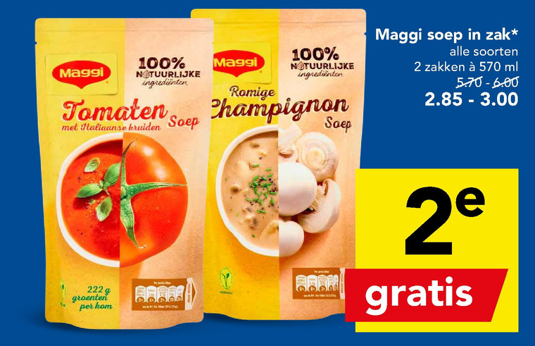 Maggi   soep folder aanbieding bij  Deen - details