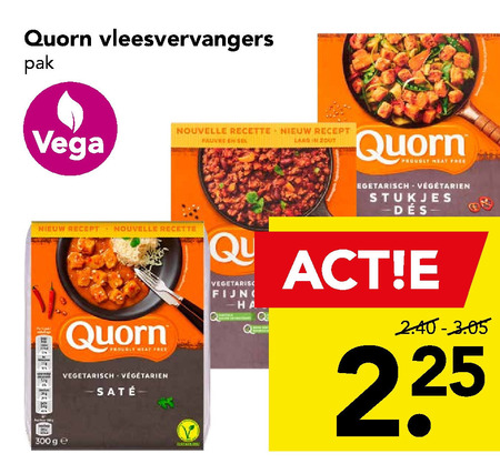 Quorn   vegetarisch folder aanbieding bij  Deen - details