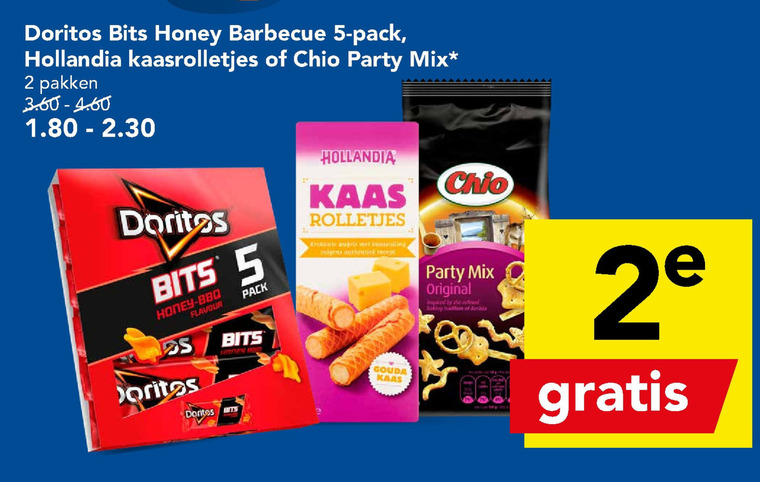 Doritos   zoutje folder aanbieding bij  Deen - details