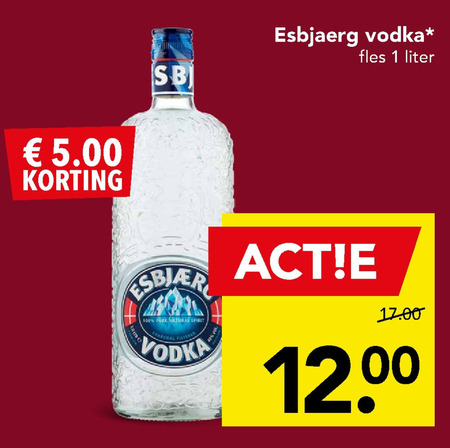 Esbjaerg   wodka folder aanbieding bij  Deen - details