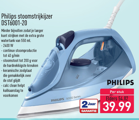 Philips   stoomstrijkijzer folder aanbieding bij  Aldi - details