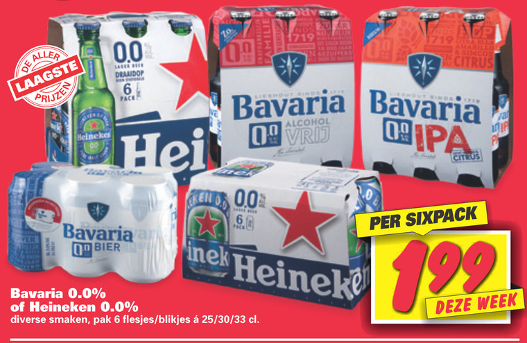 Bavaria   alcoholvrij bier folder aanbieding bij  Nettorama - details