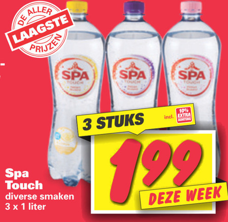 Spa en Fruit   fruitdrank folder aanbieding bij  Nettorama - details