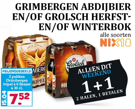 Grolsch   speciaalbier folder aanbieding bij  Boons Markt - details