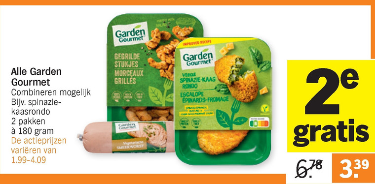 Garden Gourmet   vegetarisch folder aanbieding bij  Albert Heijn - details