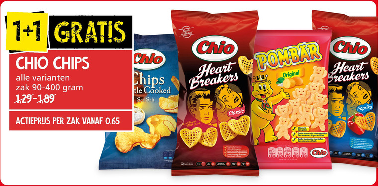 Chio   zoutje, chips folder aanbieding bij  Jan Linders - details