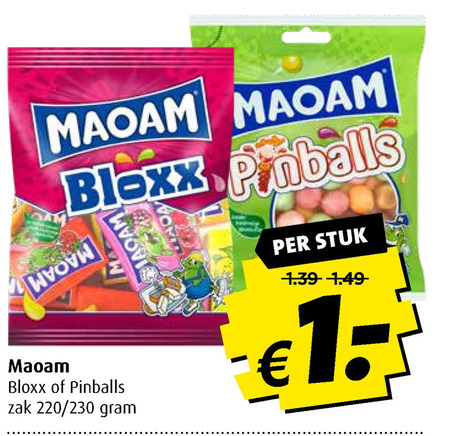 Maoam   snoep folder aanbieding bij  Boni - details