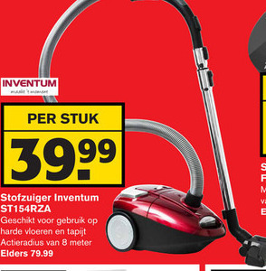 Inventum   stofzuiger folder aanbieding bij  Hoogvliet - details