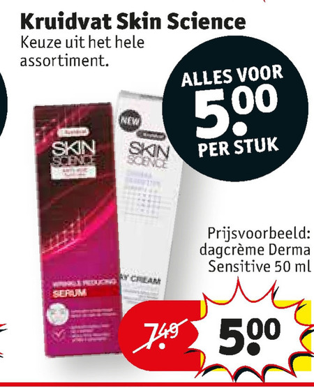 Kruidvat Huismerk   dagcreme folder aanbieding bij  Kruidvat - details