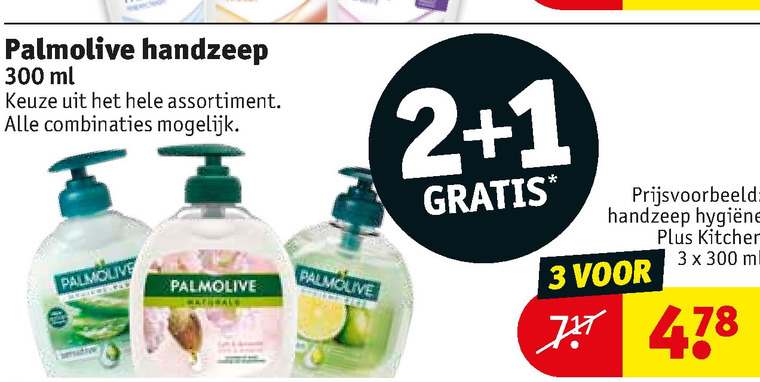 Palmolive   handzeep folder aanbieding bij  Kruidvat - details