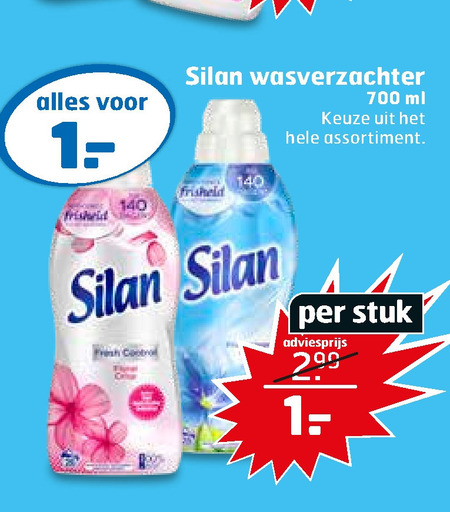 Silan   wasverzachter folder aanbieding bij  Trekpleister - details